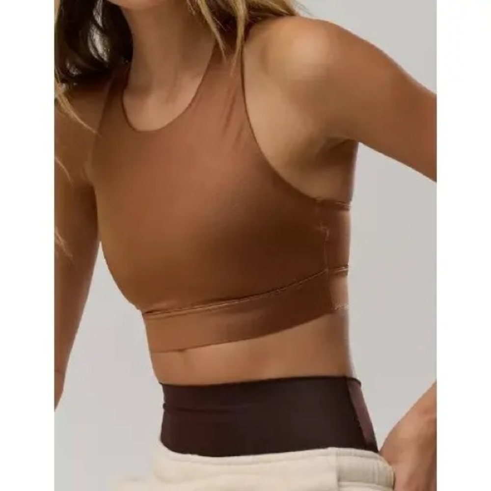 Offline by Aerie Real Me Longline High Neck Sports Bra